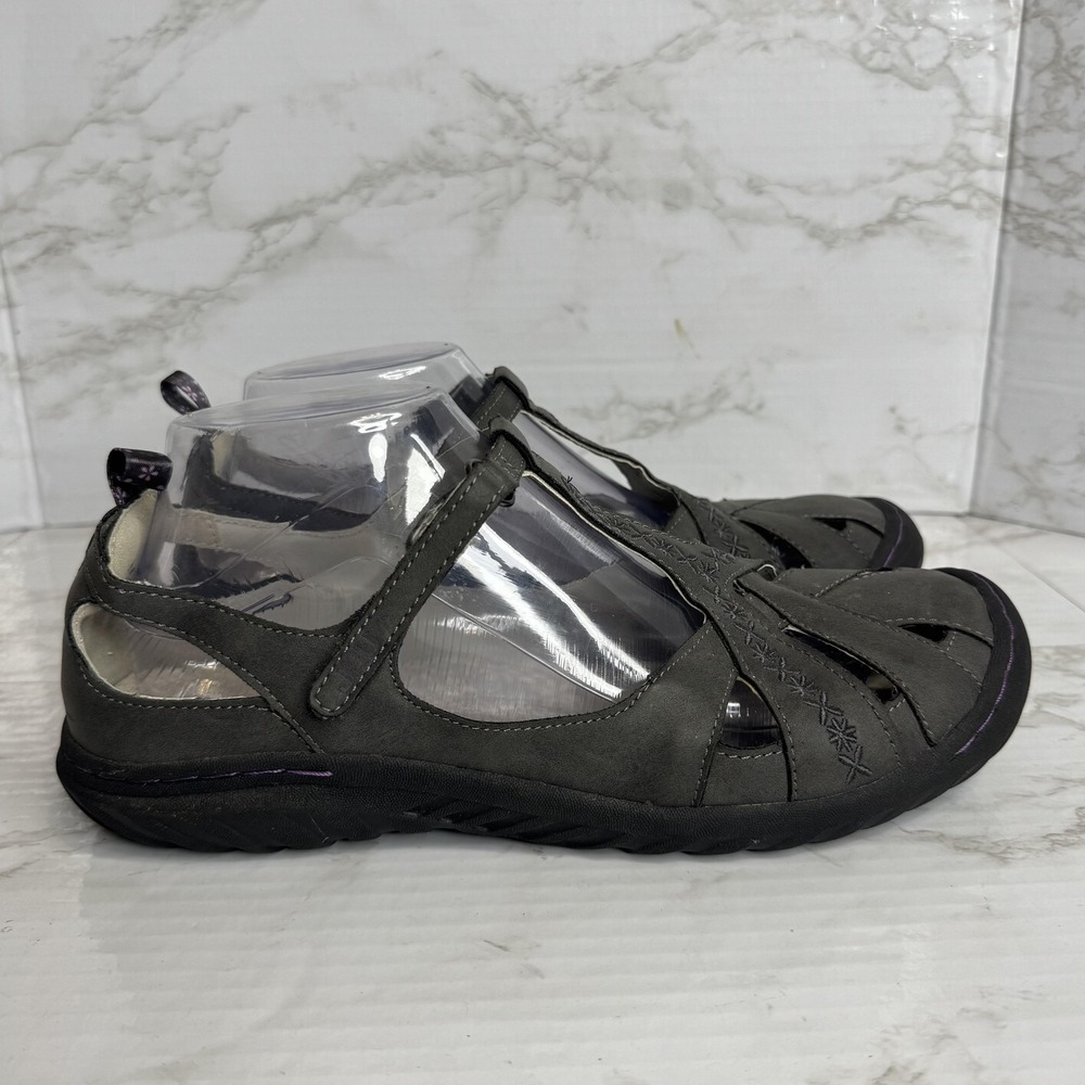 JBU by Jambu Shoes Womens Size 10 Gray Cynthia Vegan Memory Foam Mary Jane - Picture 6 of 11